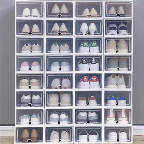 metal shoe storage box|clear stackable shoe storage boxes.